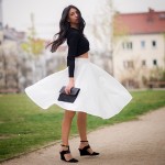 Look Gorgeous and Become a Trend Setter With Midi Skirt Outfits