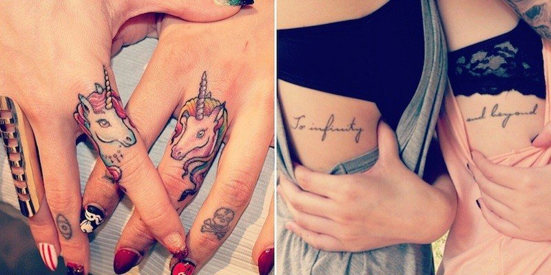 Creative Best Friend Tattoos for True Friends