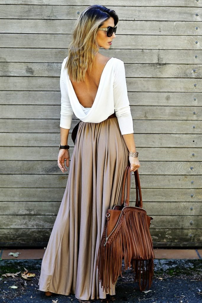 Gorgeous Long Flowing Skirts for Your New Crop Top - Ohh My My