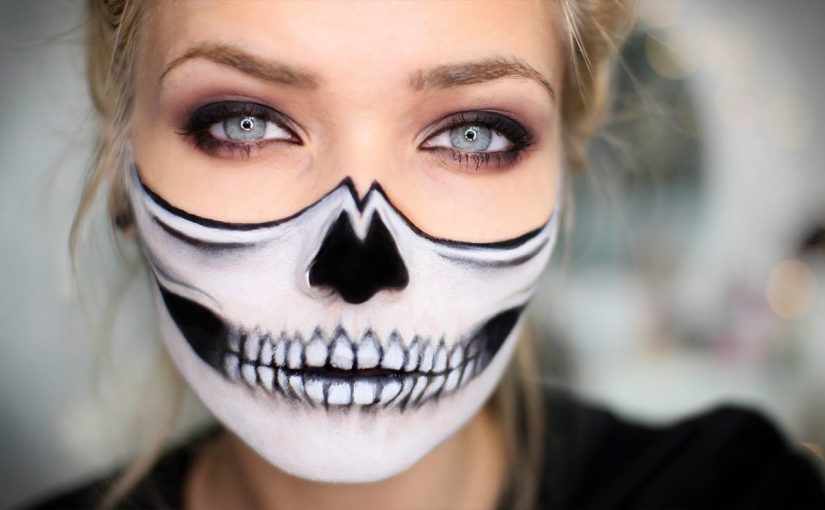 Half Face Halloween Makeup Ideas