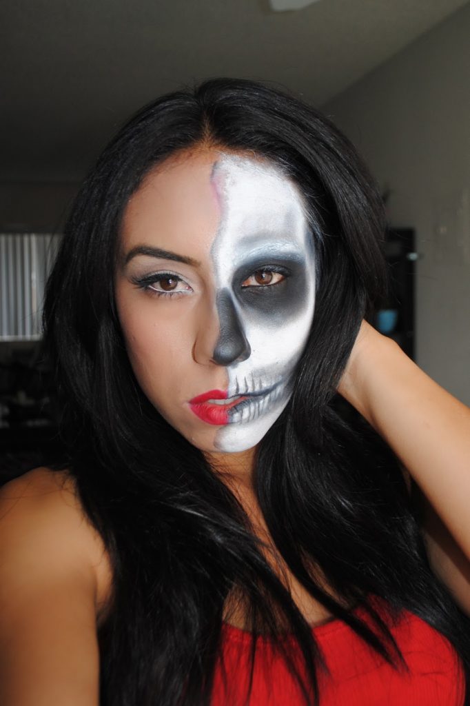 Half Face Halloween Makeup Ideas - Ohh My My