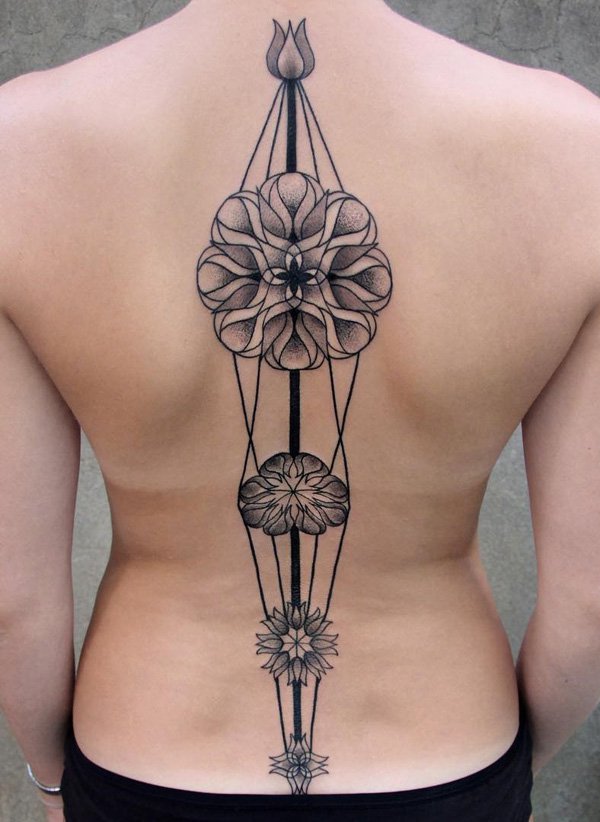 28 Most Coolest Spine Tattoo Ideas for Women - Ohh My My